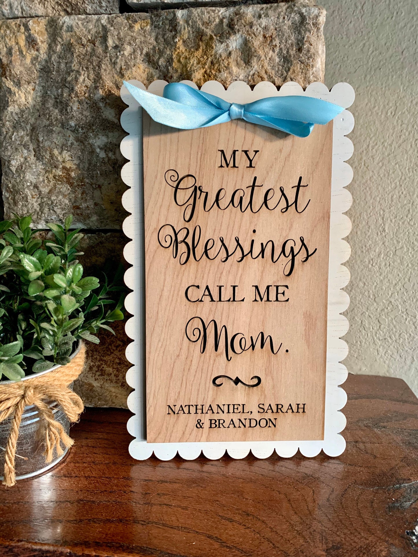 Personalized Gift For Mom, Gift for Mother or Grandmother with Children's names