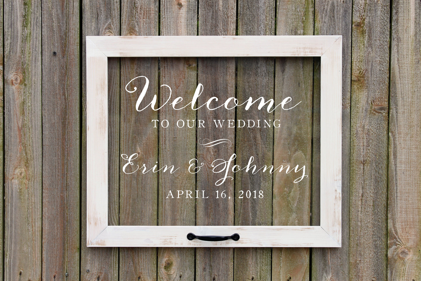 Welcome to our wedding sign, acrylic wedding sign, personalized wedding sign