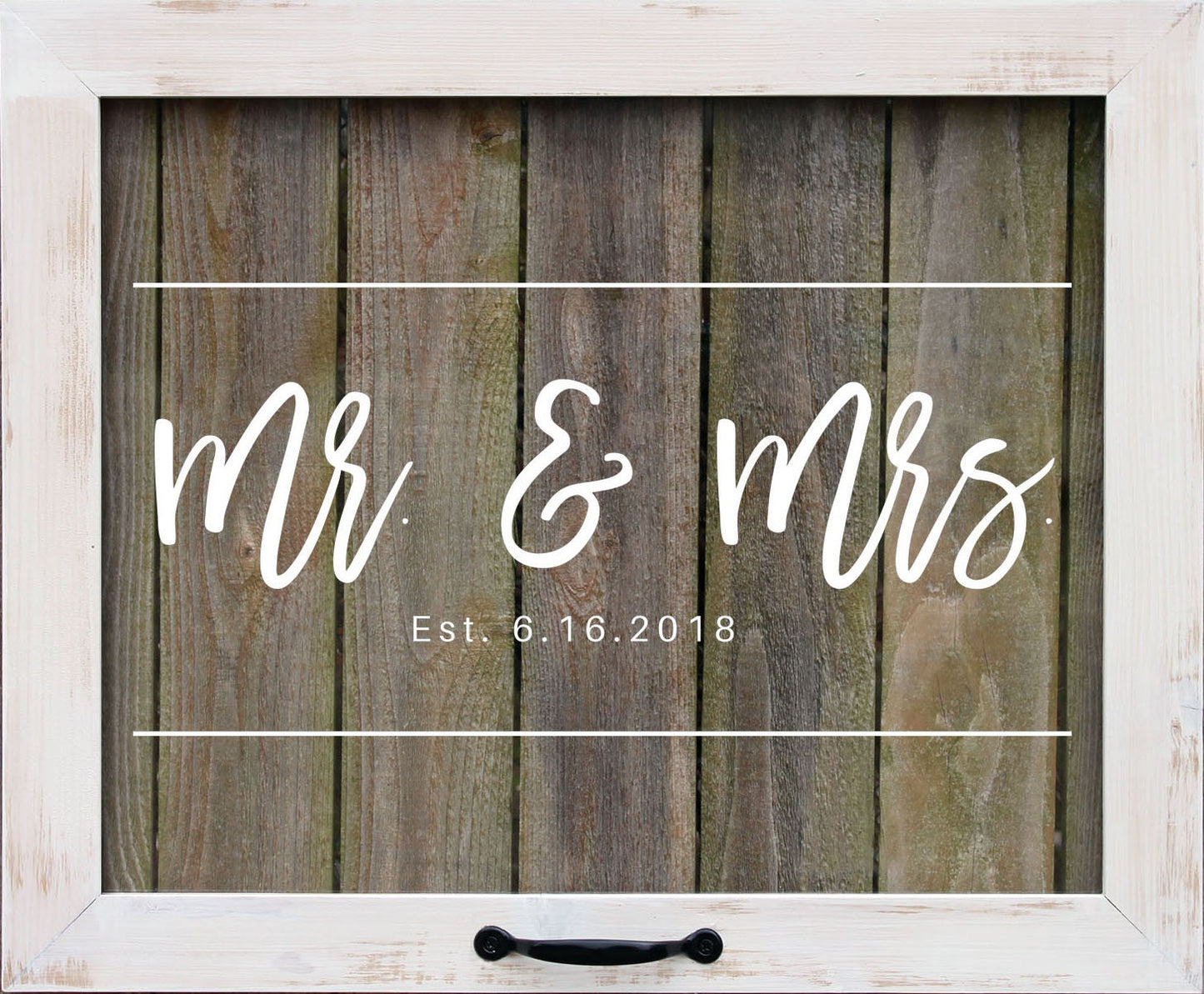 Mr. and Mrs. Family Name Sign, Acrylic Wedding Sign, Wedding Gift, Personalized Gift, Housewarming, Anniversary Gift, Wedding Decor, Rustic