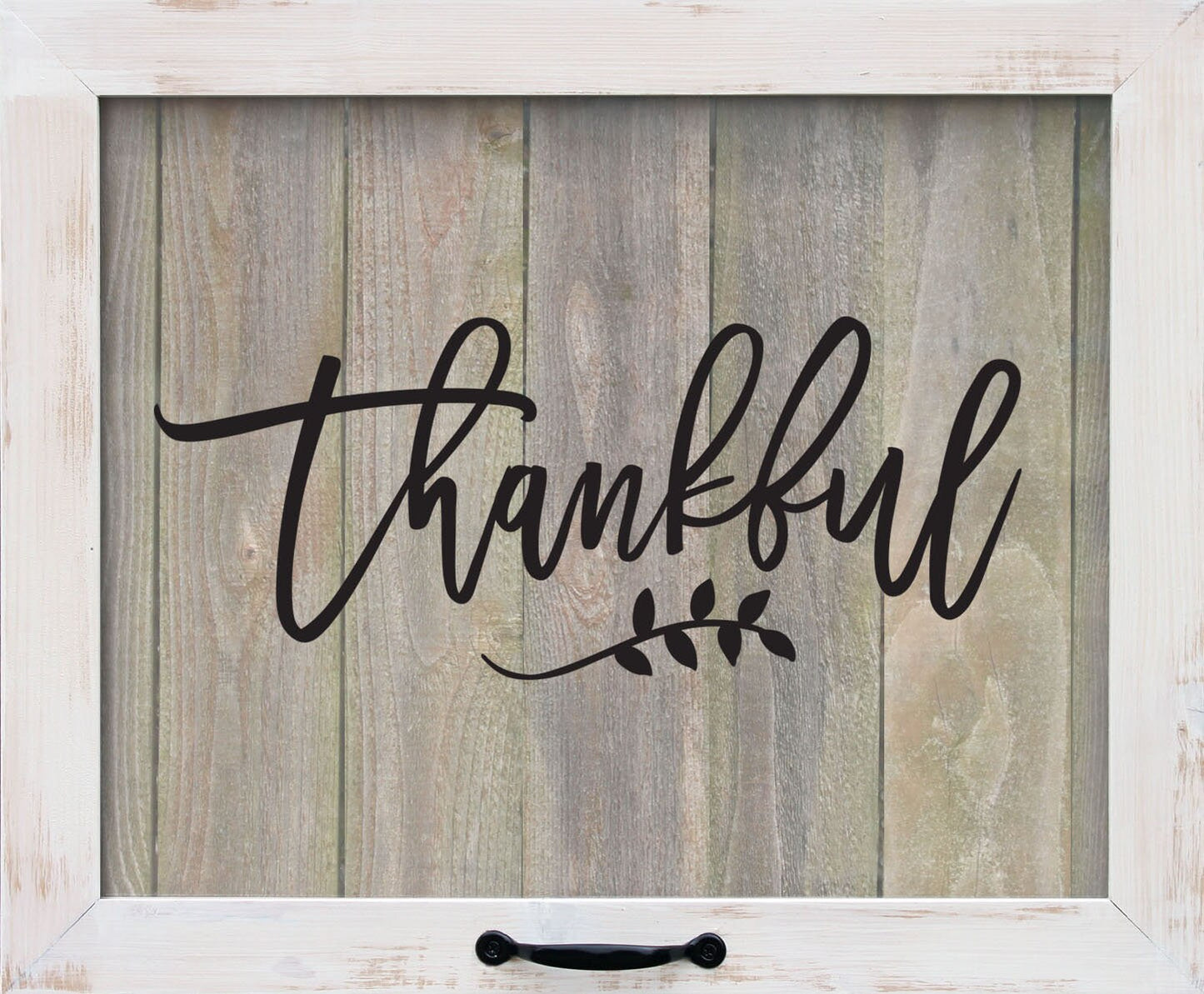 Rustic Framed Thankful Sign, Farmhouse Window, Fall Decor, Housewarming, Autumn Decoration, Thanksgiving Wall Art, Dining Room, Kitchen Art