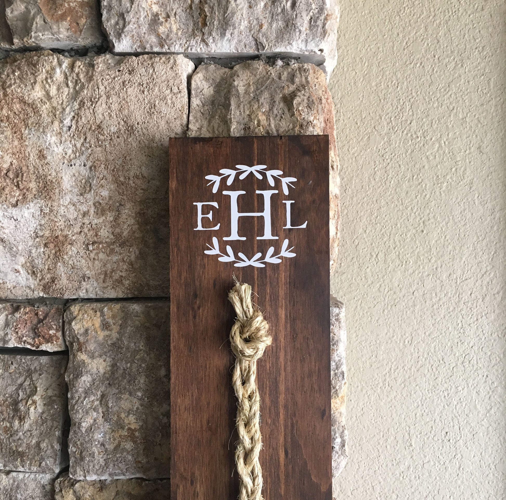 A Cord Of Three Strands Wedding Sign, Rustic Wedding Gift