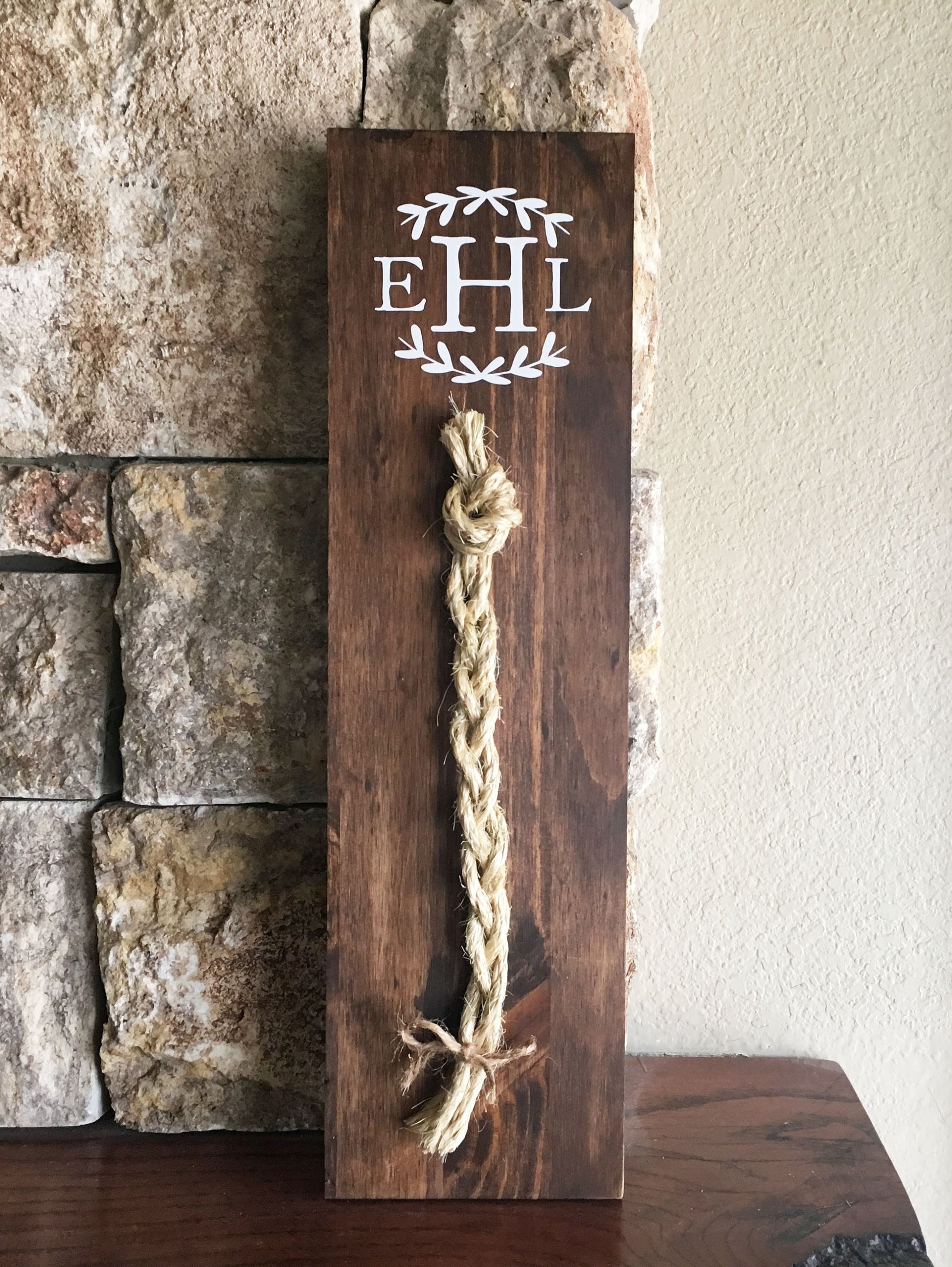 A Cord Of Three Strands Wedding Sign, Rustic Wedding Gift