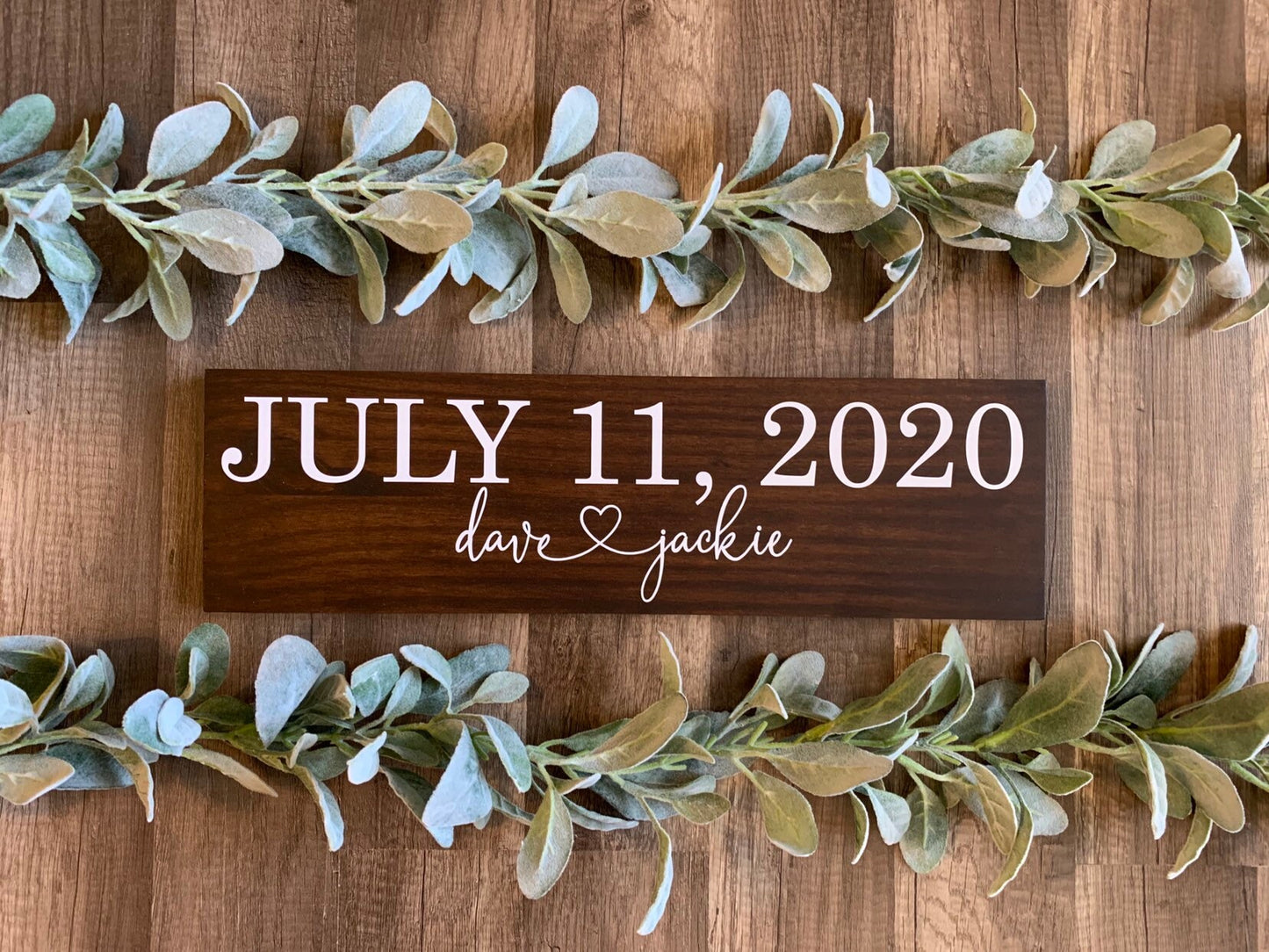 Save the Date Sign, Wedding Announcement Sign, Engagement Photo Prop, Rustic Wedding Decor