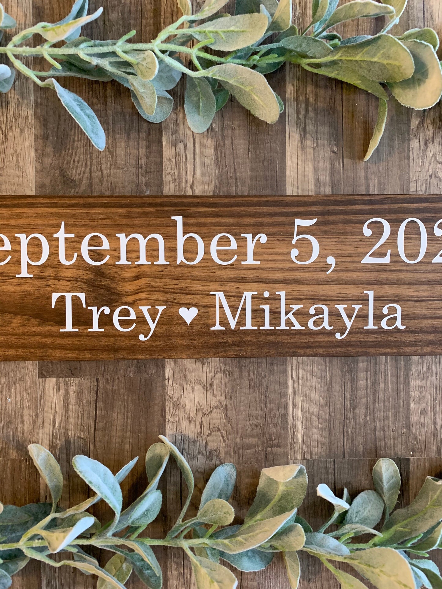 Save the Date Sign, Wedding Announcement Sign, Engagement Photo Prop, Rustic Wedding Decor