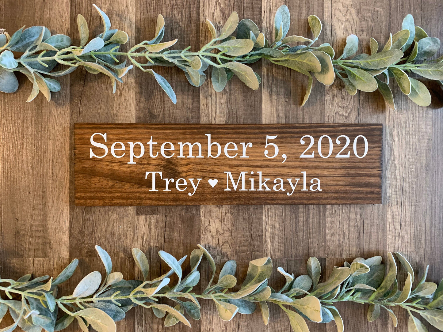 Save the Date Sign, Wedding Announcement Sign, Engagement Photo Prop, Rustic Wedding Decor