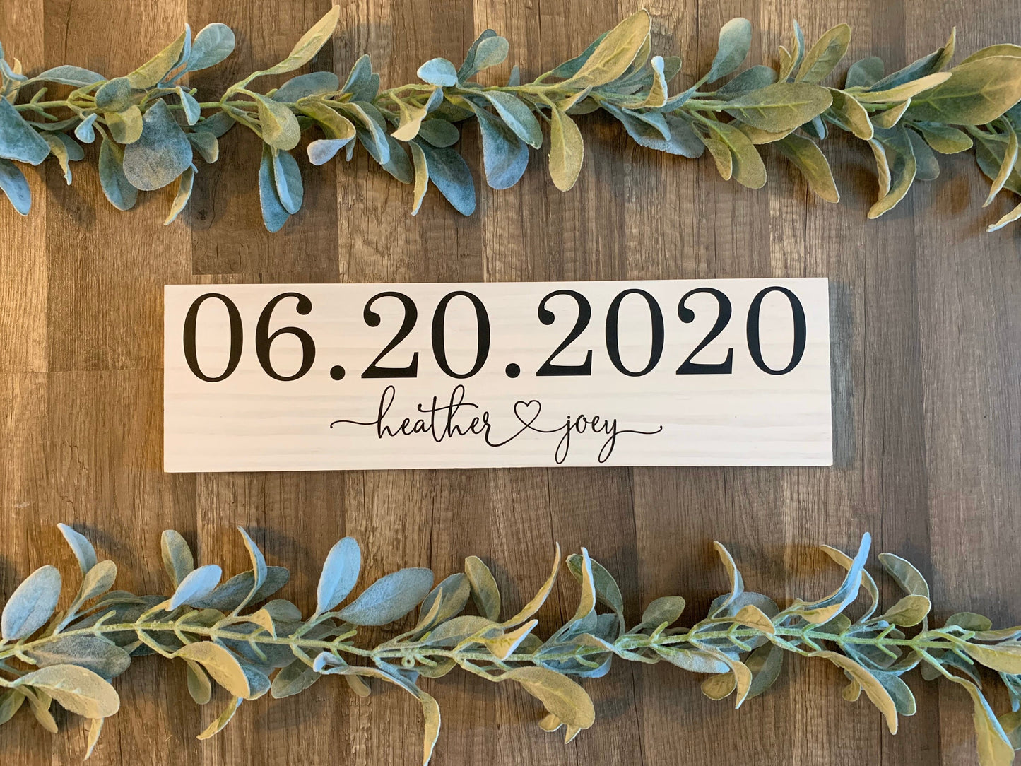 Save the Date Sign, Wedding Announcement Sign, Engagement Photo Prop, Rustic Wedding Decor