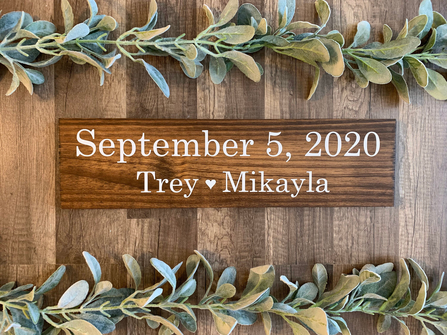 Save the Date Sign, Wedding Announcement Sign, Engagement Photo Prop, Rustic Wedding Decor