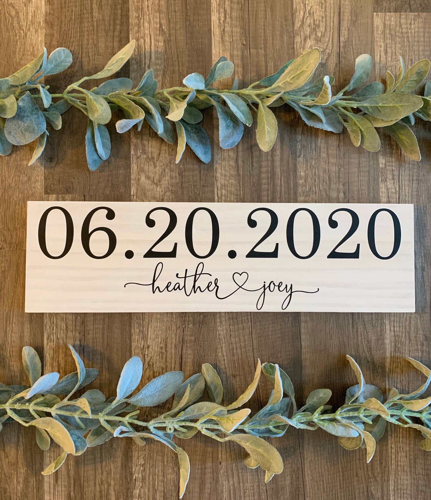 Save the Date Sign, Wedding Announcement Sign, Engagement Photo Prop, Rustic Wedding Decor