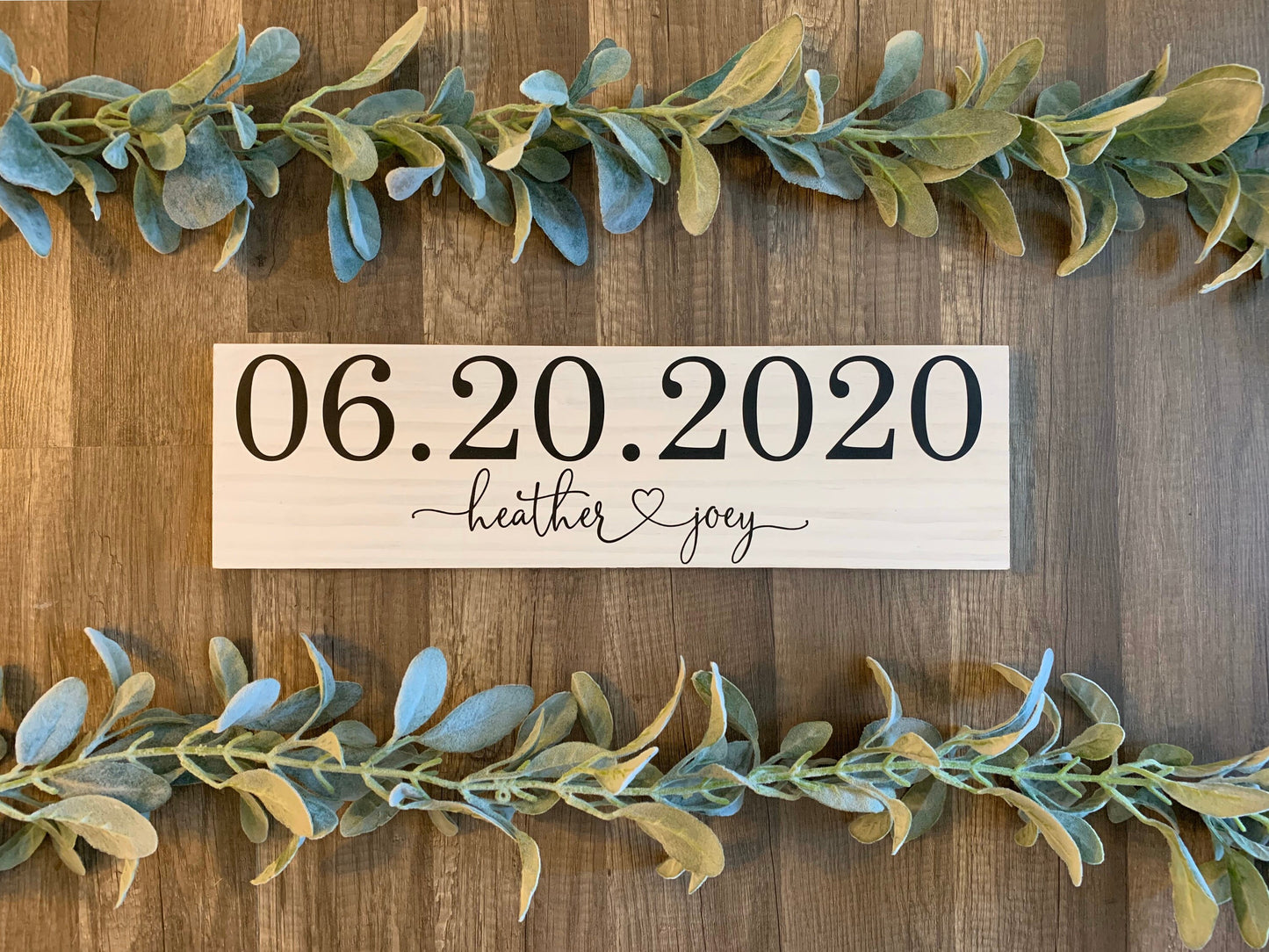 Save the Date Sign, Wedding Announcement Sign, Engagement Photo Prop, Rustic Wedding Decor