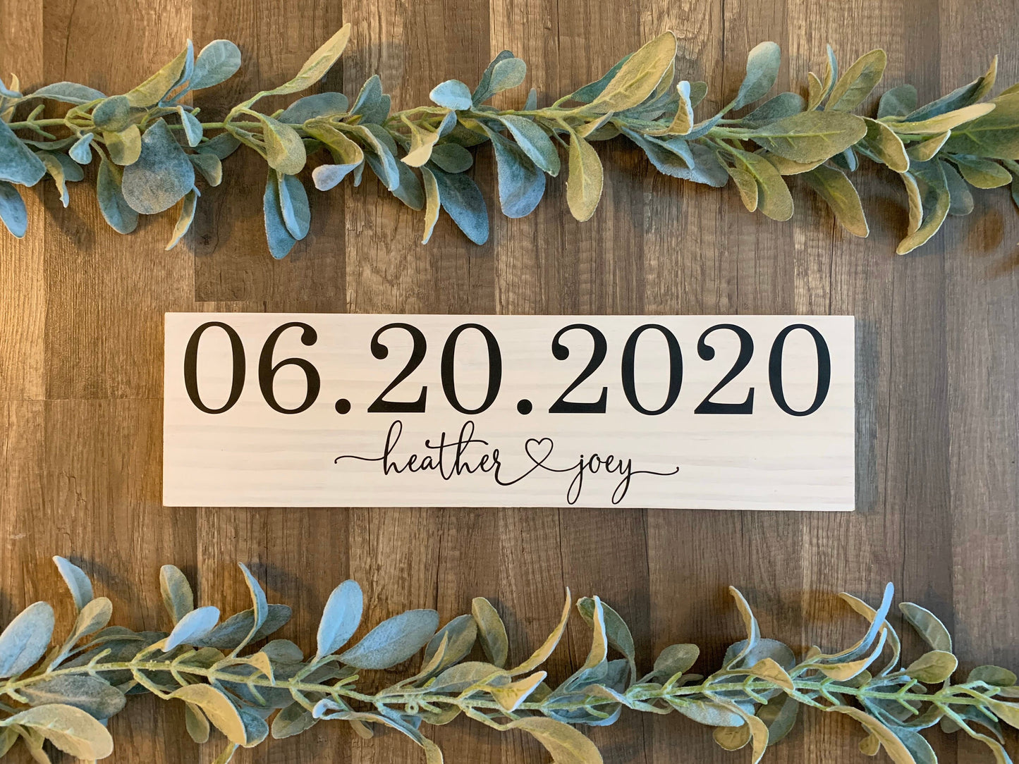 Save the Date Sign, Wedding Announcement Sign, Engagement Photo Prop, Rustic Wedding Decor