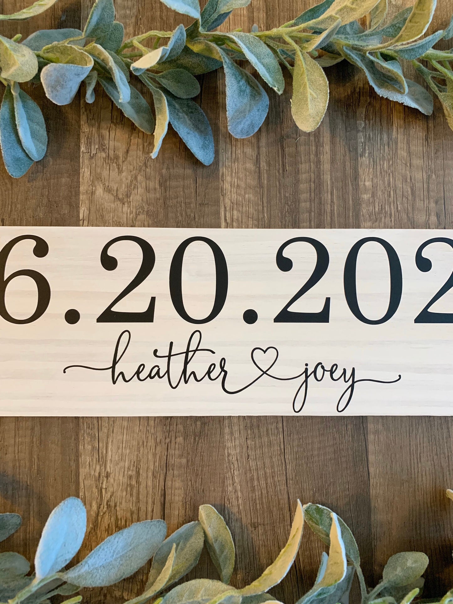 Save the Date Sign, Wedding Announcement Sign, Engagement Photo Prop, Rustic Wedding Decor