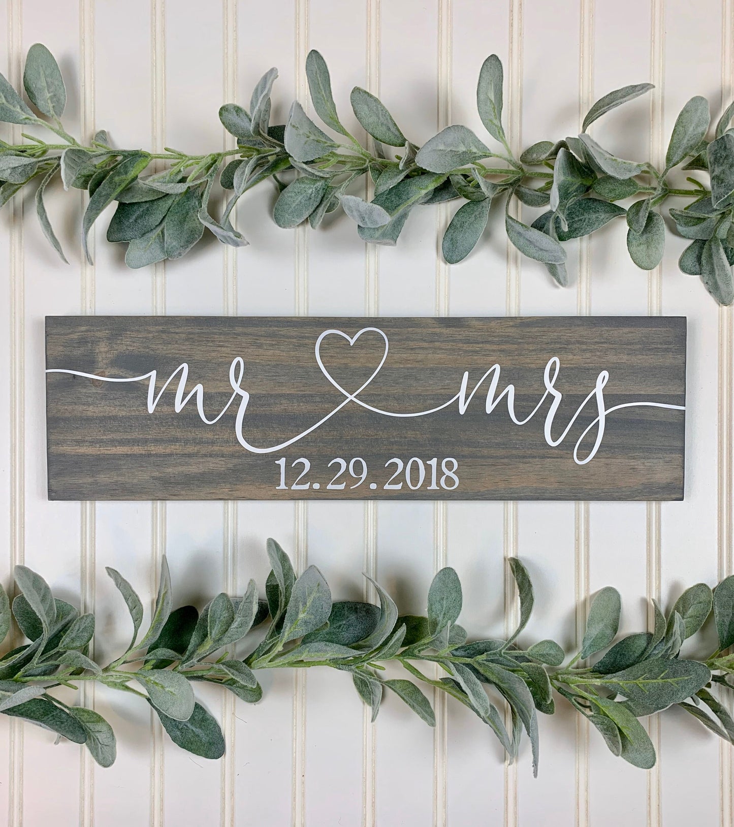 Mr and Mrs Sign, Sweetheart Table Sign