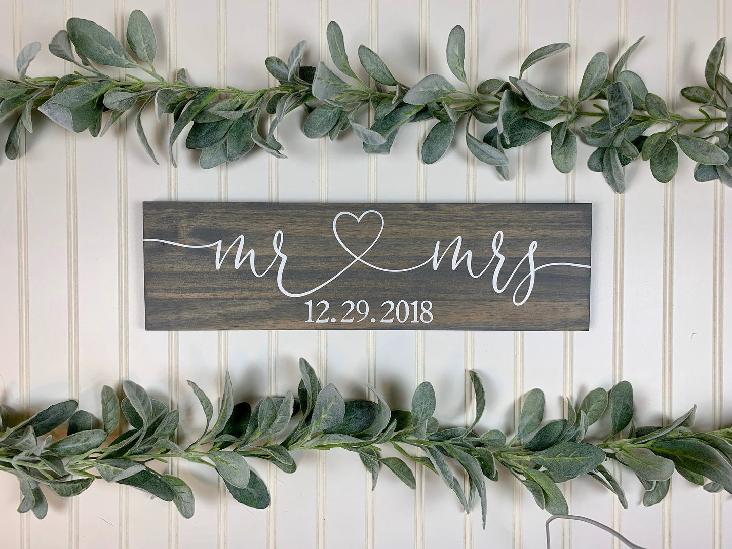 Mr and Mrs Sign, Sweetheart Table Sign