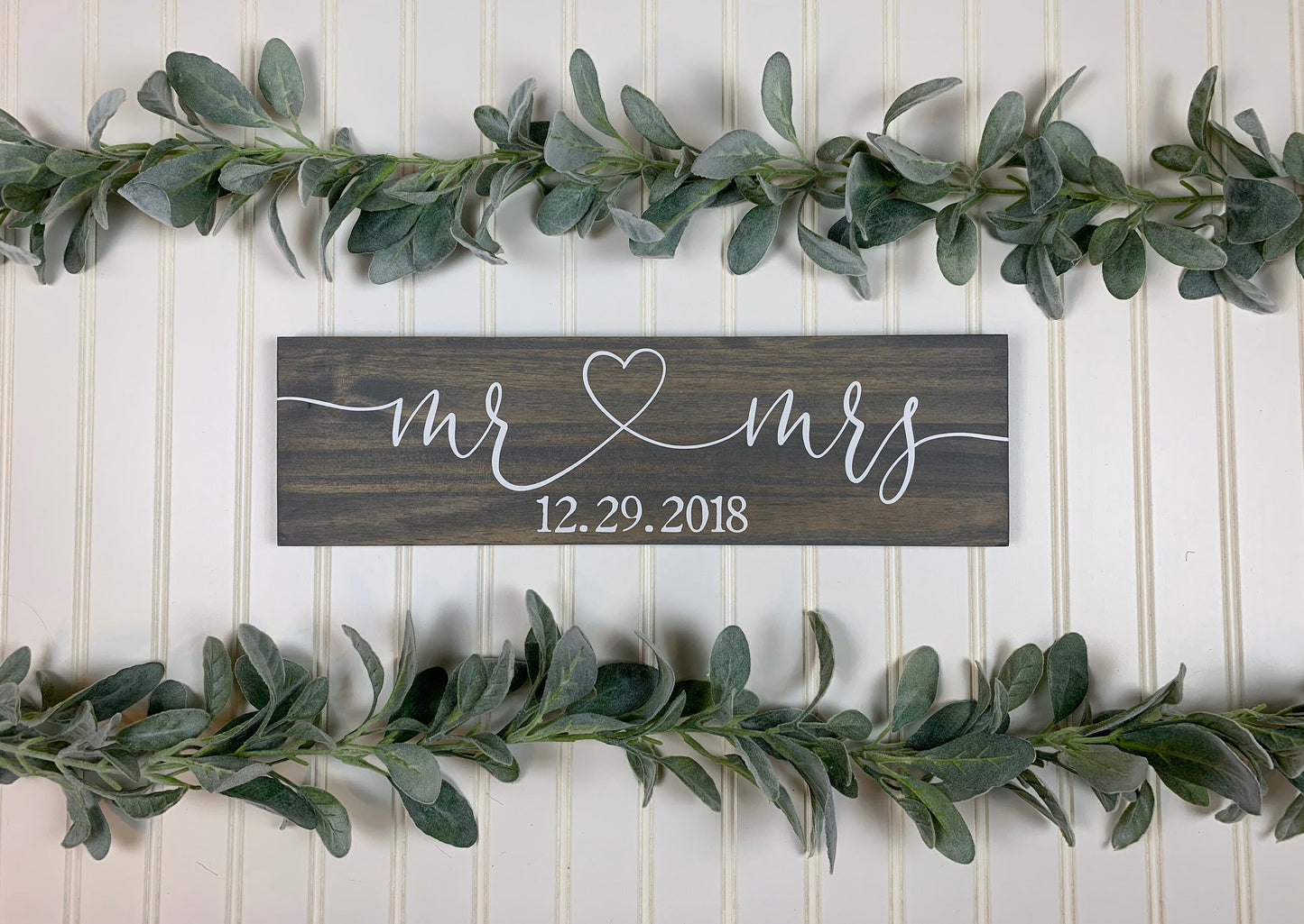 Mr and Mrs Sign, Sweetheart Table Sign