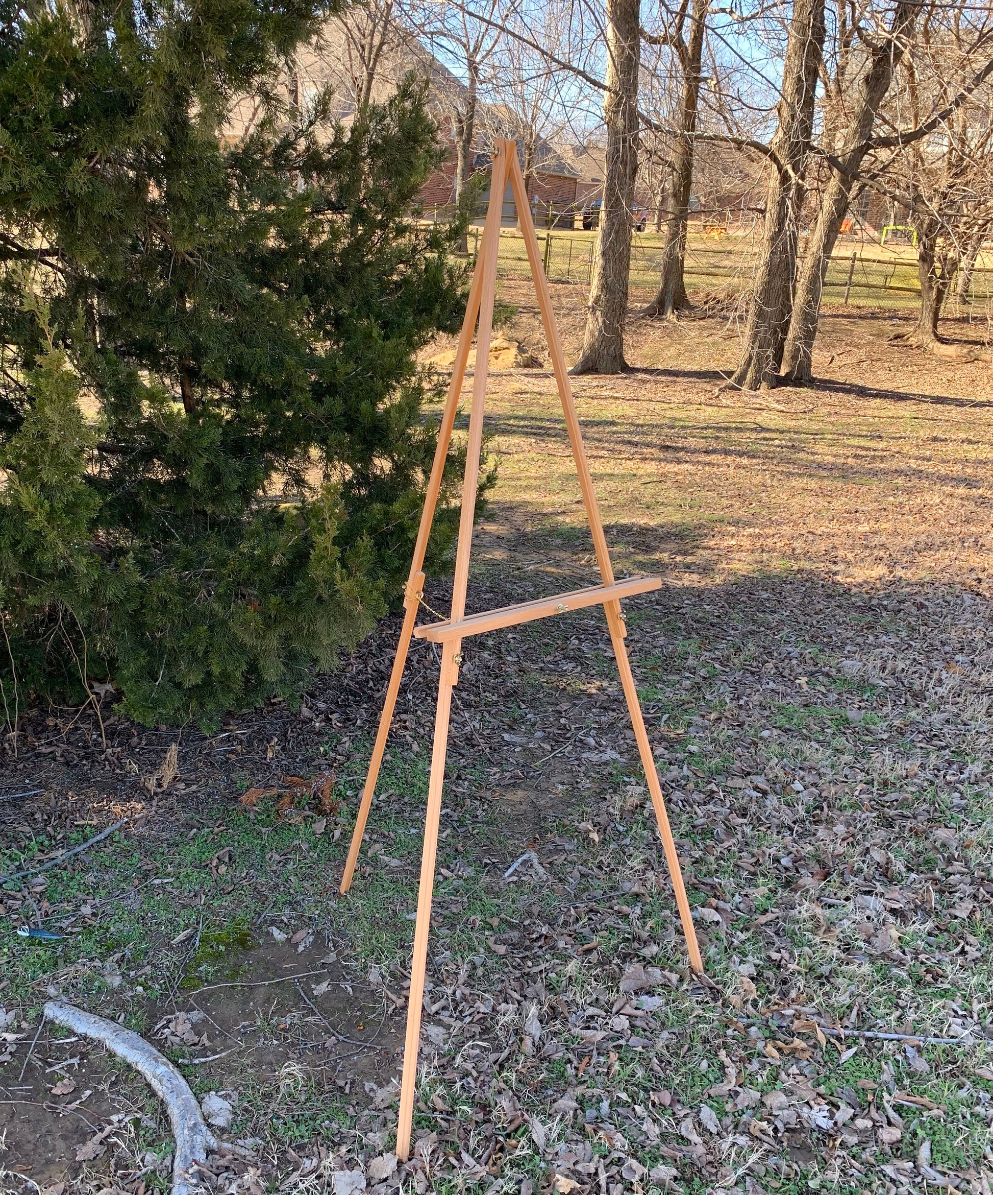 Wood Floor Easel, Wedding Sign Stand