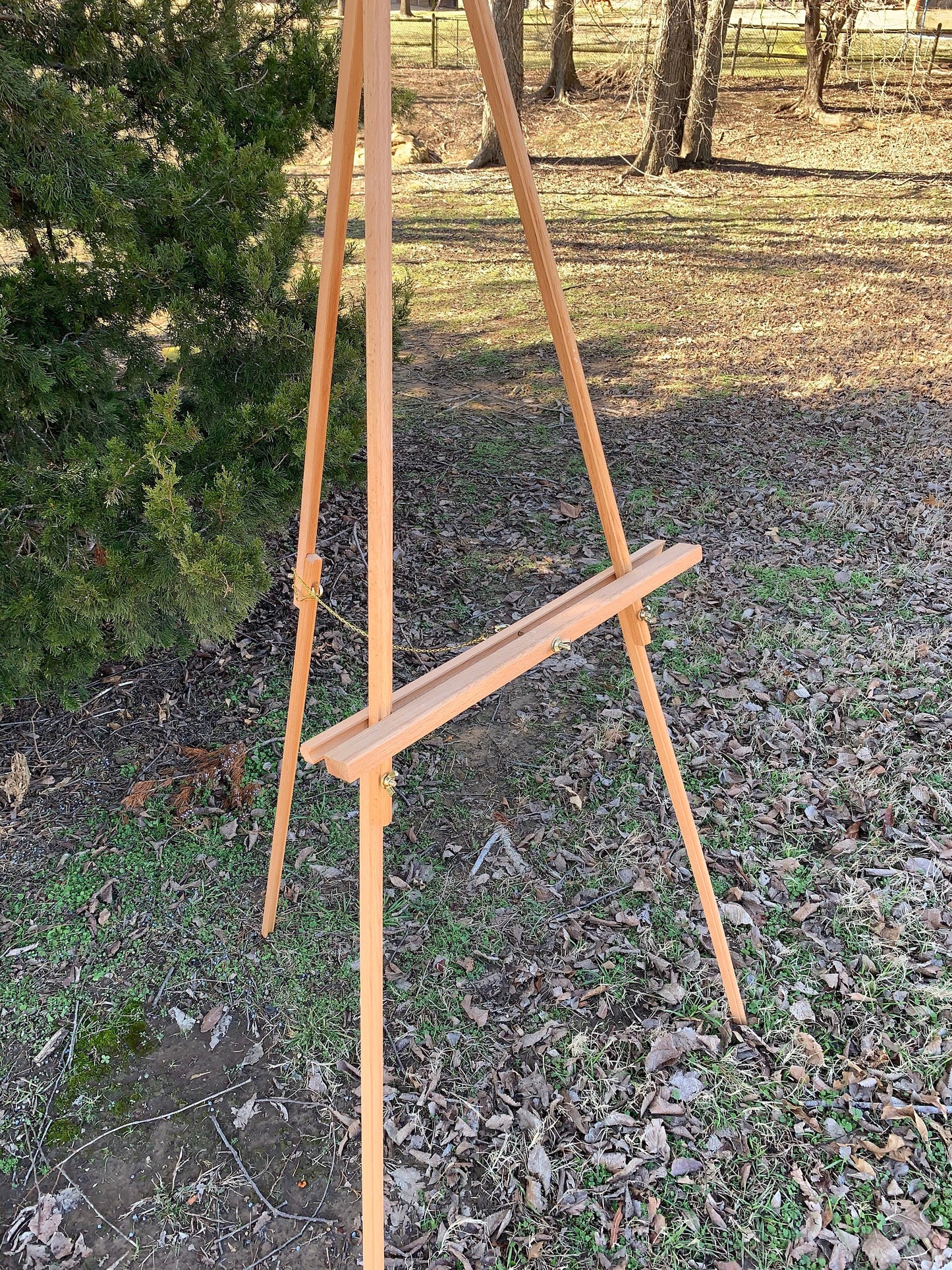 Wood Floor Easel, Wedding Sign Stand, Art Easel