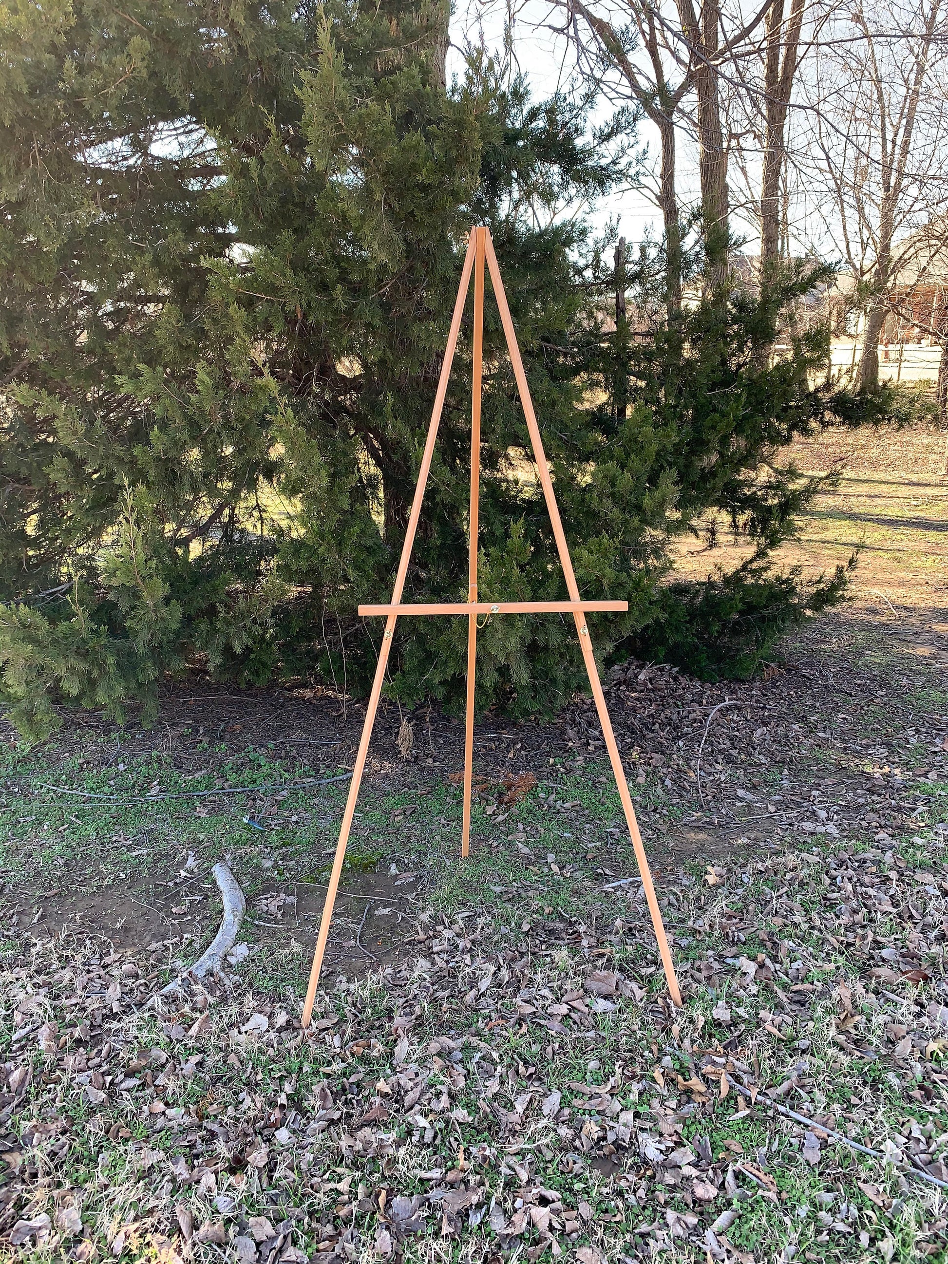 Wood Floor Easel, Wedding Sign Stand