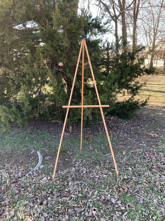 Wood Floor Easel, Wedding Sign Stand, Art Easel