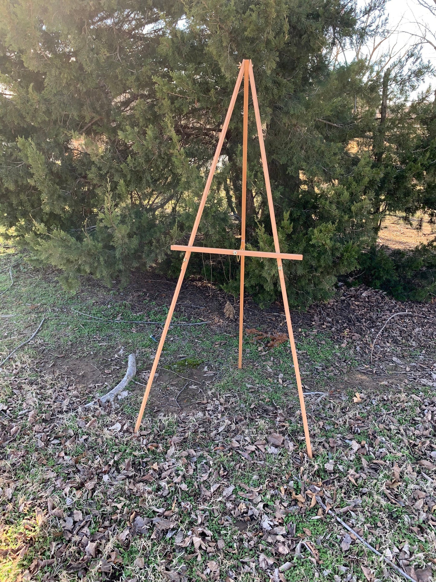 Wood Floor Easel, Wedding Sign Stand, Art Easel