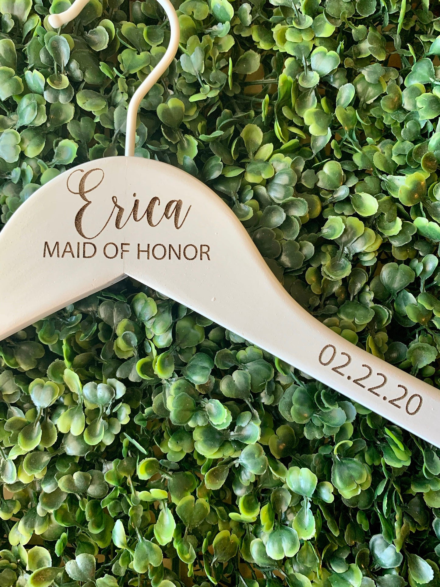 Custom Engraved Wedding Hangers, Bridal Party Hangers