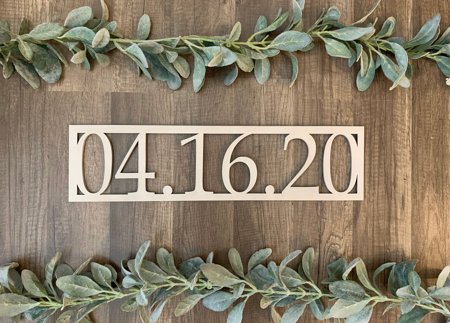 Save the Date Sign, Wedding Announcement Sign, Engagement Photo Prop, Rustic Wedding Decor