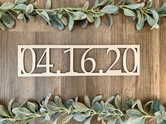 Save the Date Sign, Wedding Announcement Sign, Engagement Photo Prop, Rustic Wedding Decor