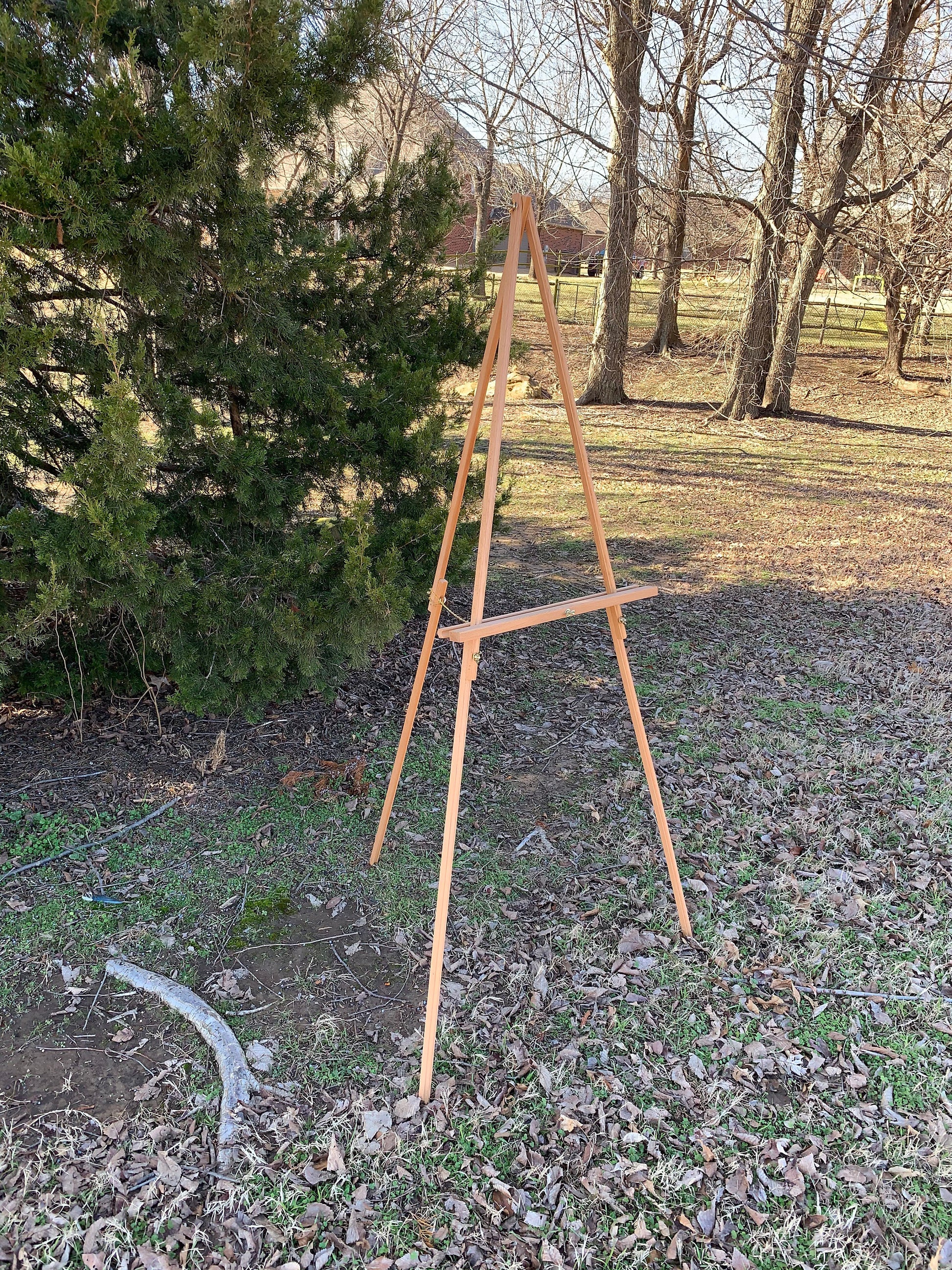 Wood Floor Easel, Wedding Sign Stand