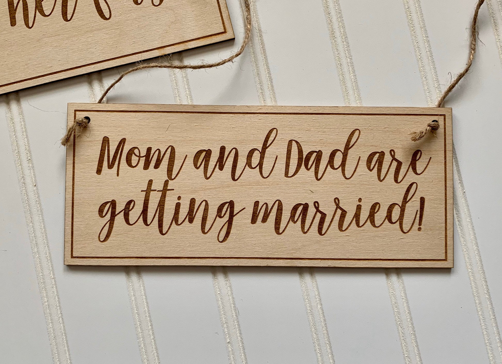 Dog Save the Date Sign, Save our new date/My Parents changed their date, Save the Date Photo Prop