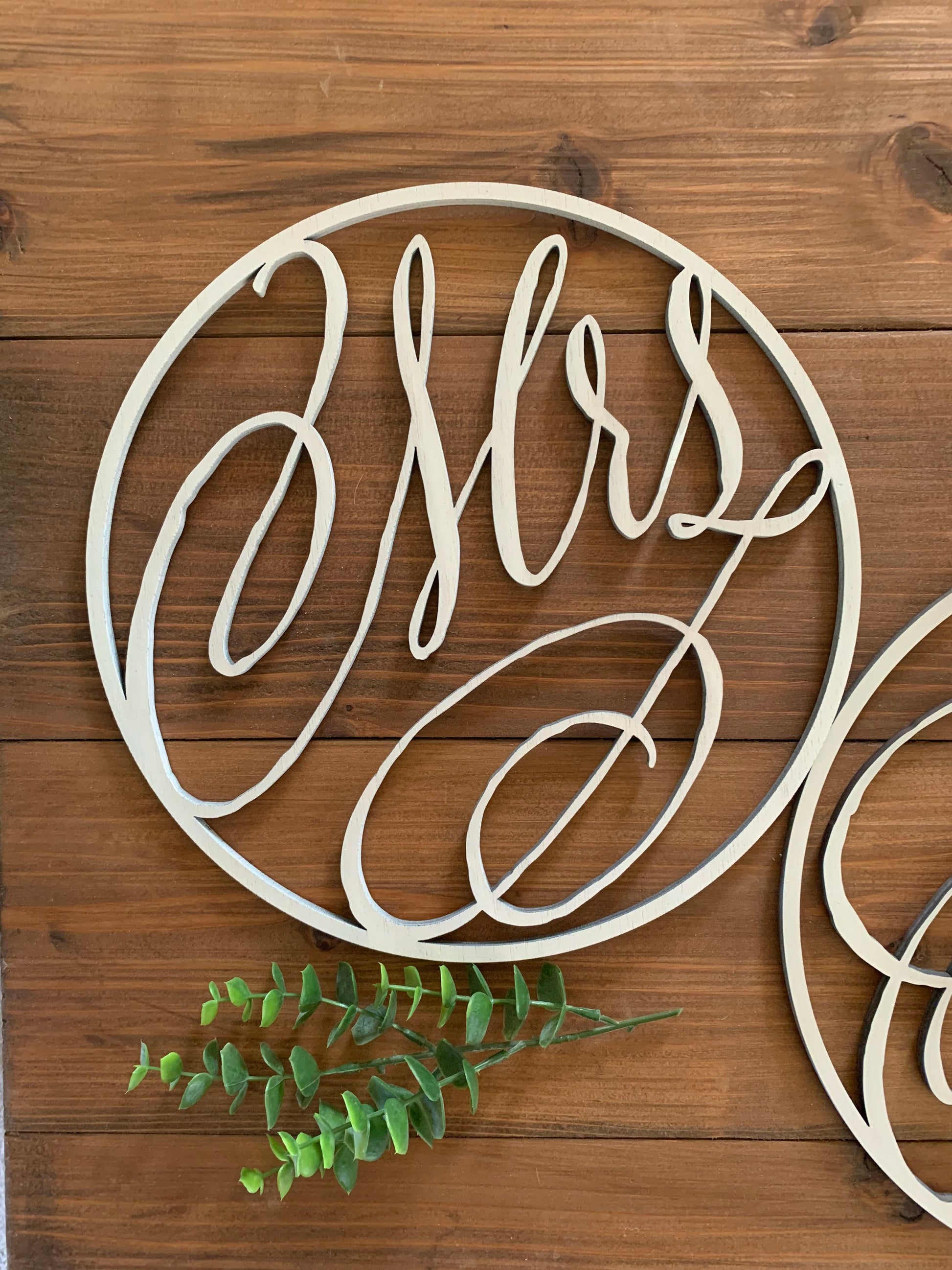 Mr and Mrs Chair Signs, Wedding Reception Chair Signs