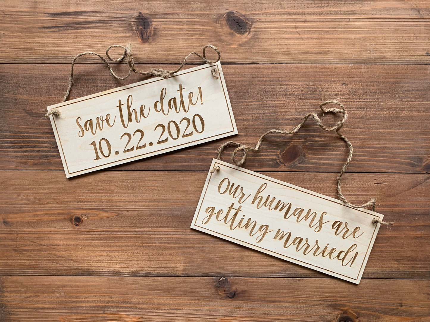 Dog Save the Date Sign, Personalized, Save the Date Photo Prop