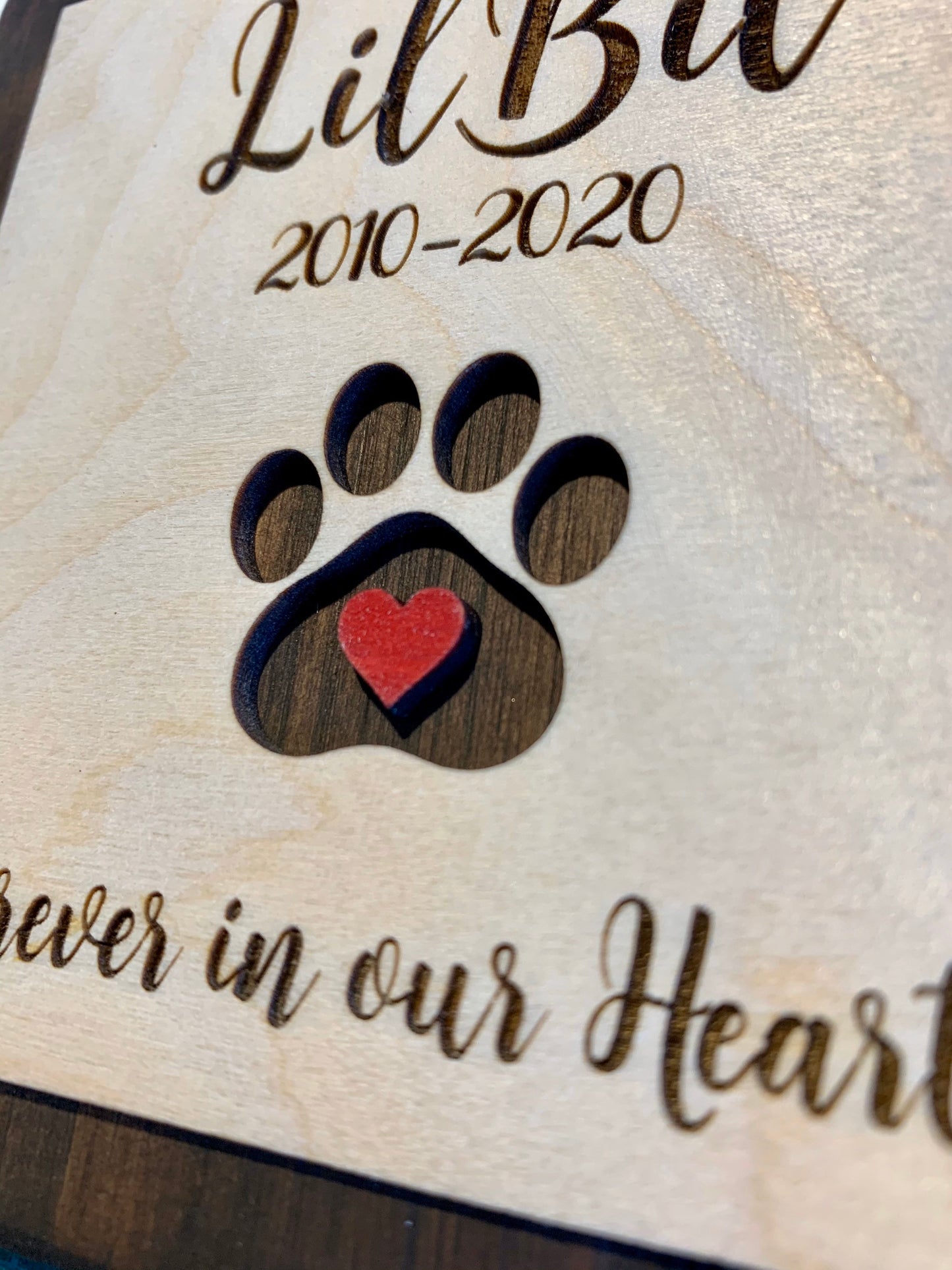 Custom Engraved Pet Memorial Sign