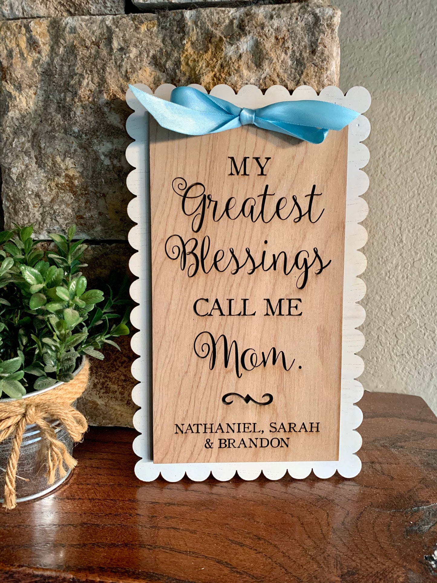 Personalized Gift For Mom, Gift for Mother or Grandmother with Children&#39;s names