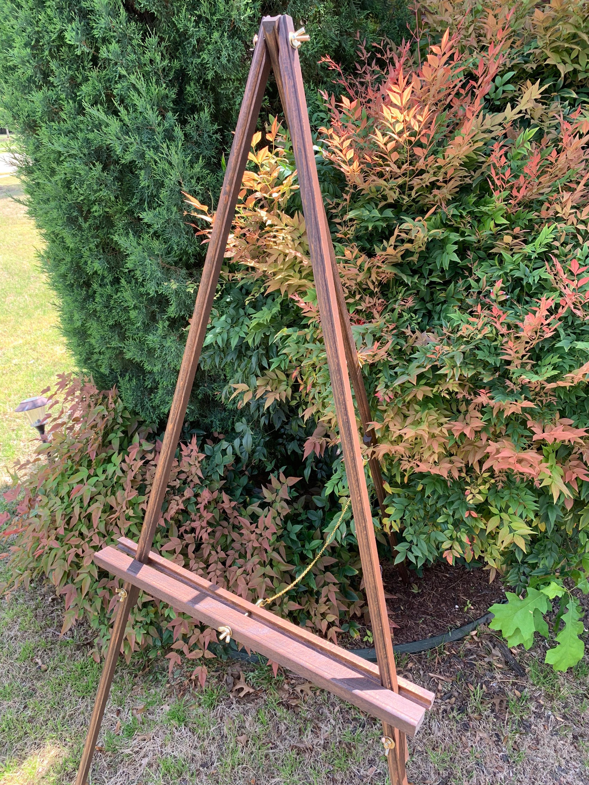 Wood Floor Easel, Wedding Sign Stand