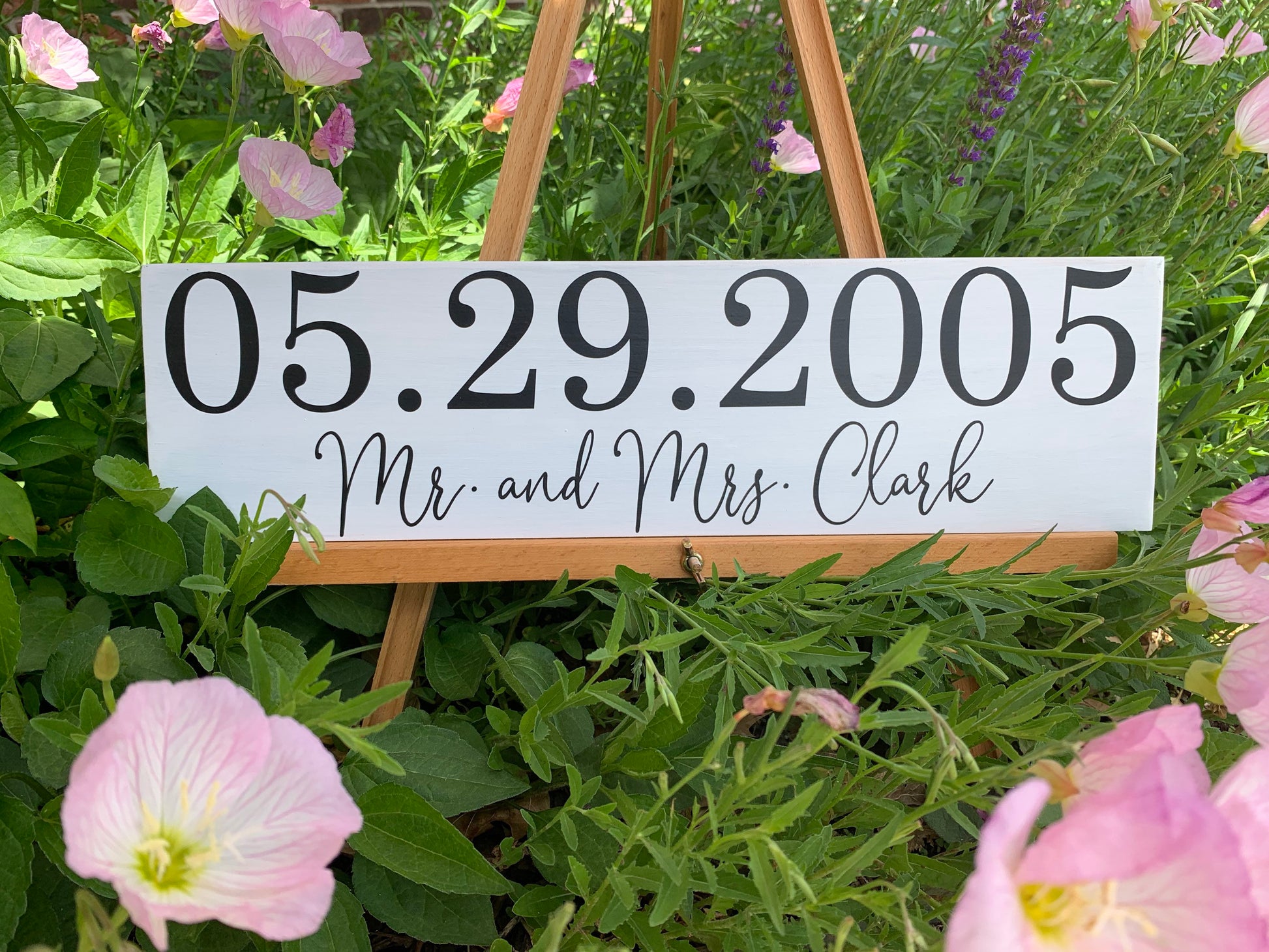 Save the Date Sign, Wedding Announcement Sign, Engagement Photo Prop, Rustic Wedding Decor