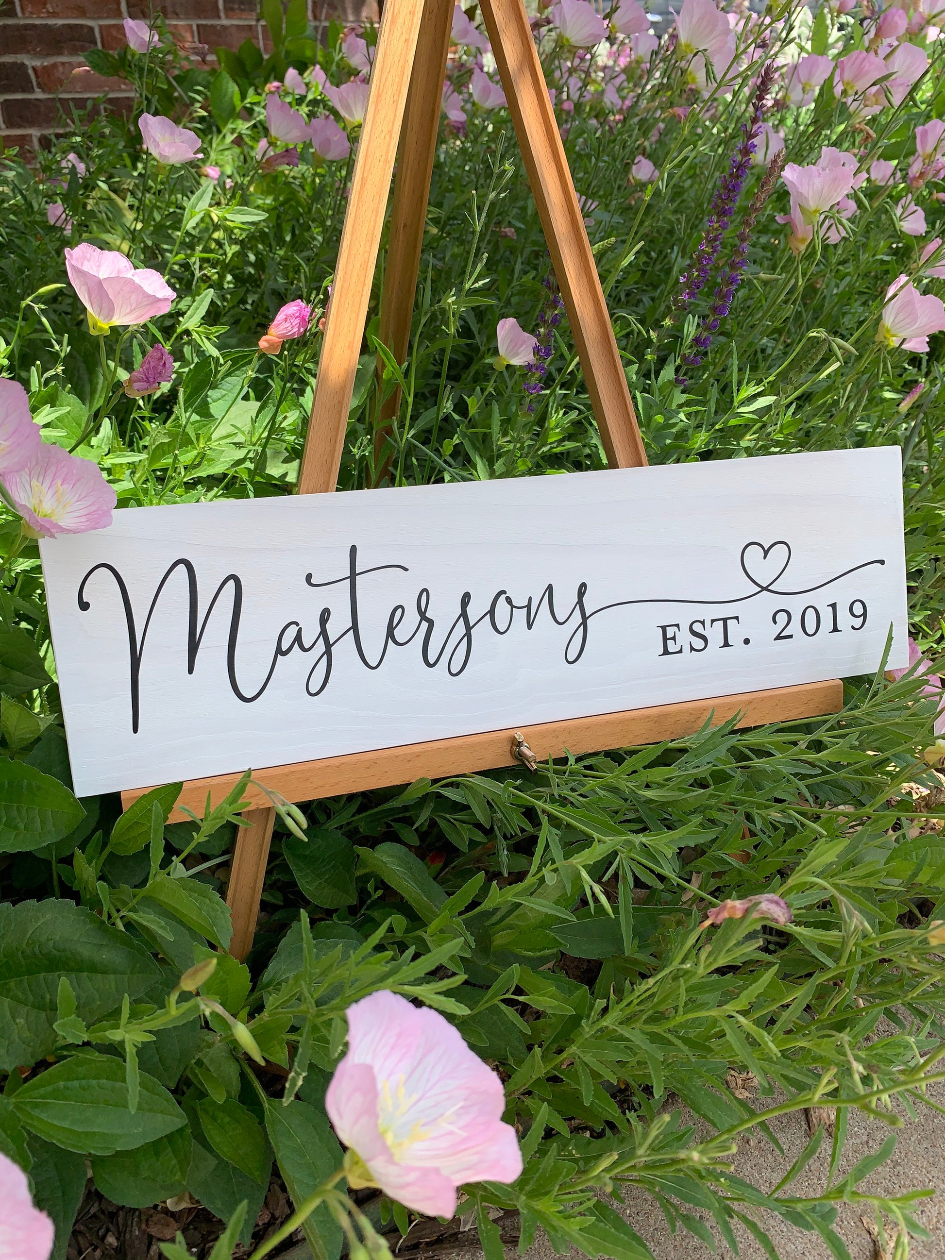 Save the Date Sign, Wedding Announcement Sign, Engagement Photo Prop, Rustic Wedding Decor