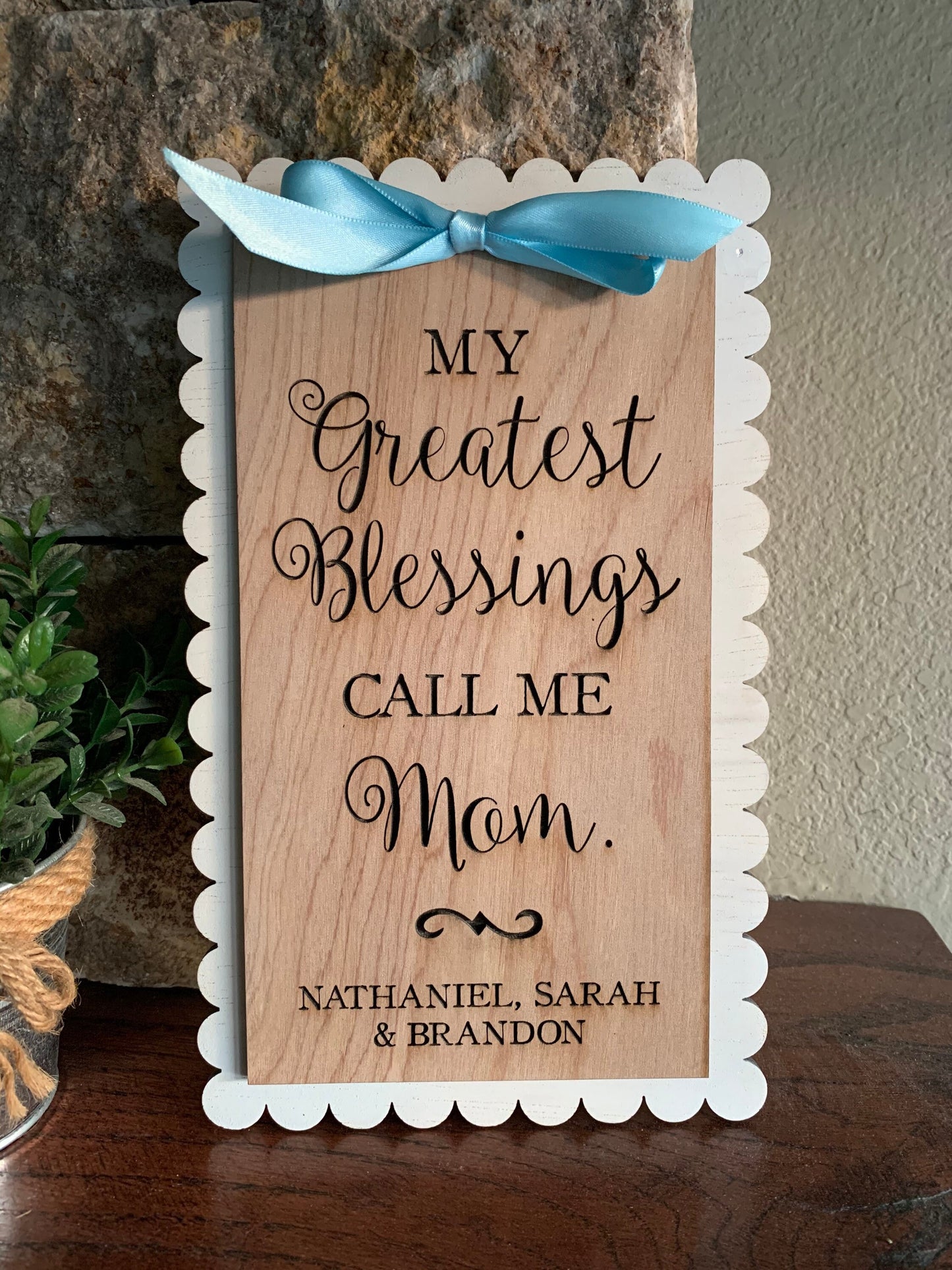 Personalized Gift For Mom, Gift for Mother or Grandmother with Children's names