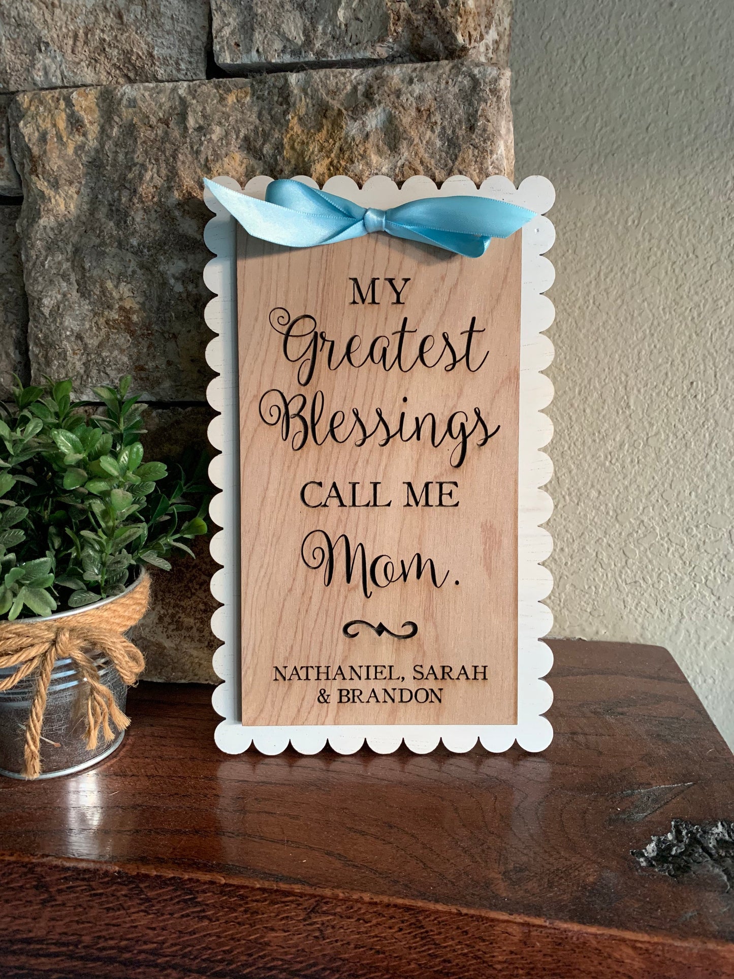 Personalized Gift For Mom, Gift for Mother or Grandmother with Children&#39;s names