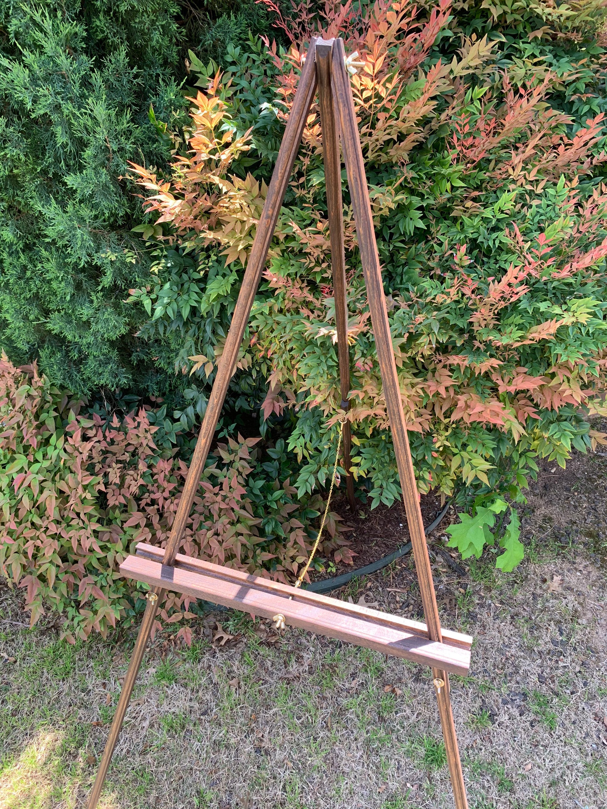 Wood Floor Easel, Wedding Sign Stand