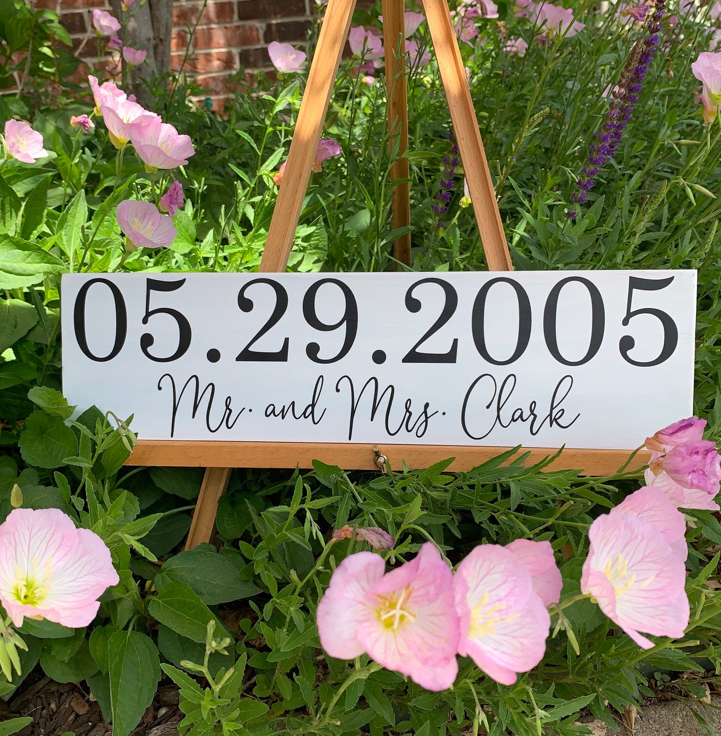 Save the Date Sign, Wedding Announcement Sign, Engagement Photo Prop, Rustic Wedding Decor