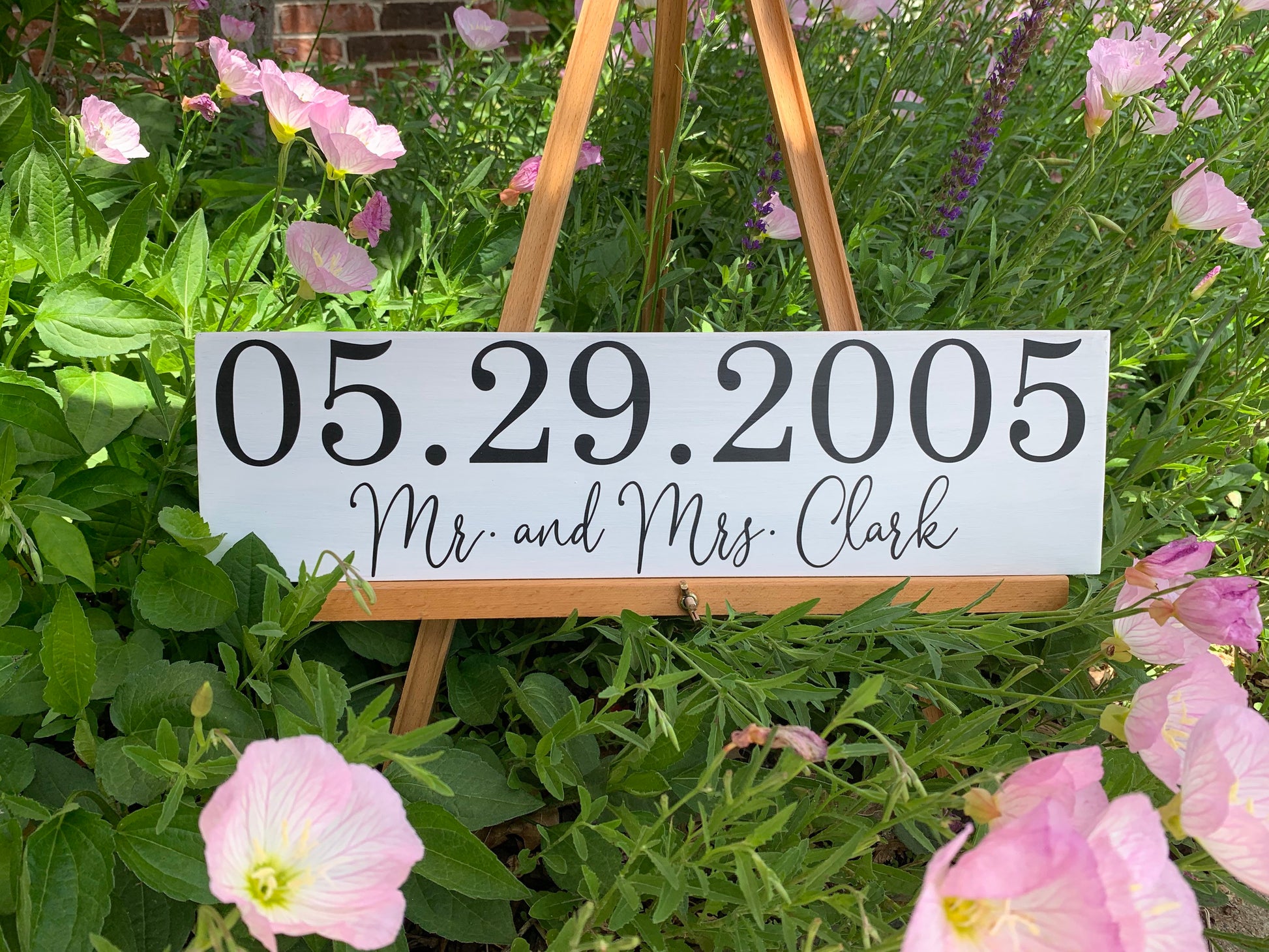 Save the Date Sign, Wedding Announcement Sign, Engagement Photo Prop, Rustic Wedding Decor