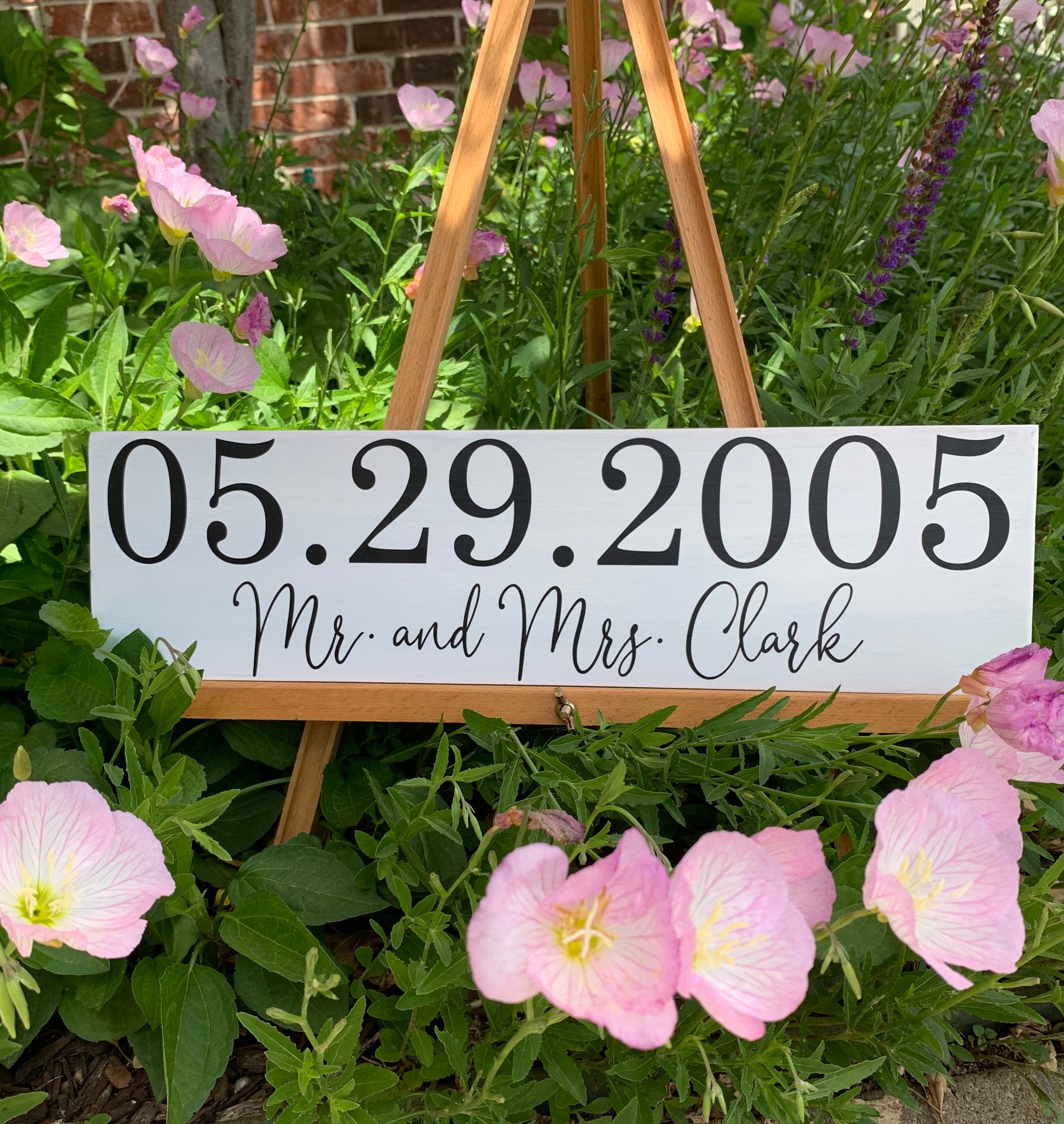 Save the Date Sign, Wedding Announcement Sign, Engagement Photo Prop, Rustic Wedding Decor