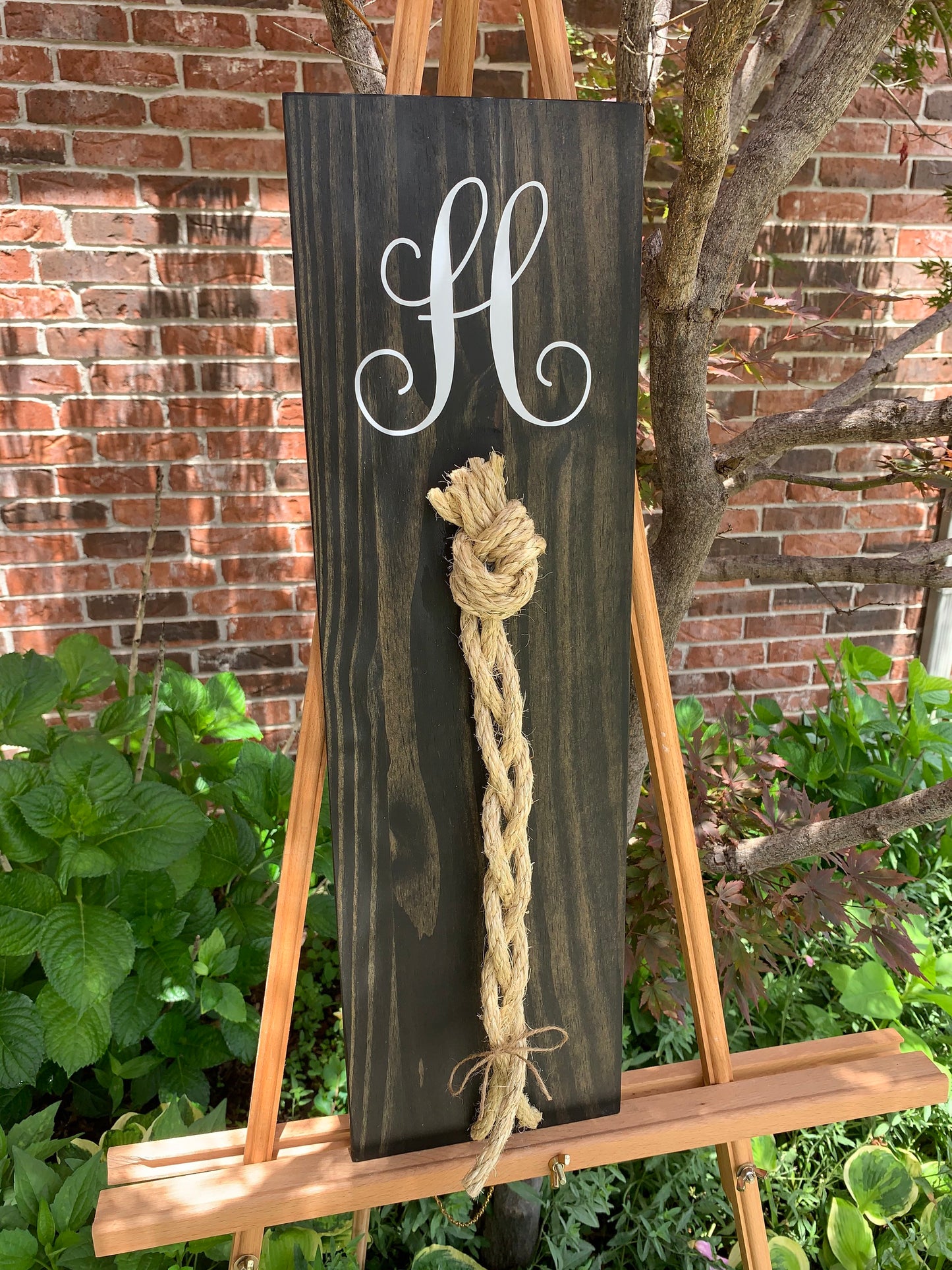 A Cord Of Three Strands Wedding Sign, Rustic Wedding Gift