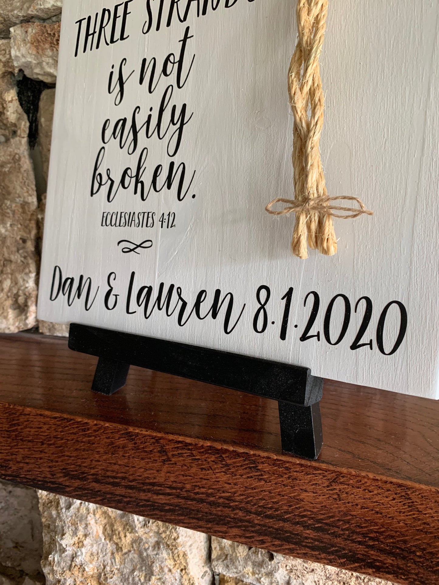 Wood Tabletop Easel, Wedding Sign Stand