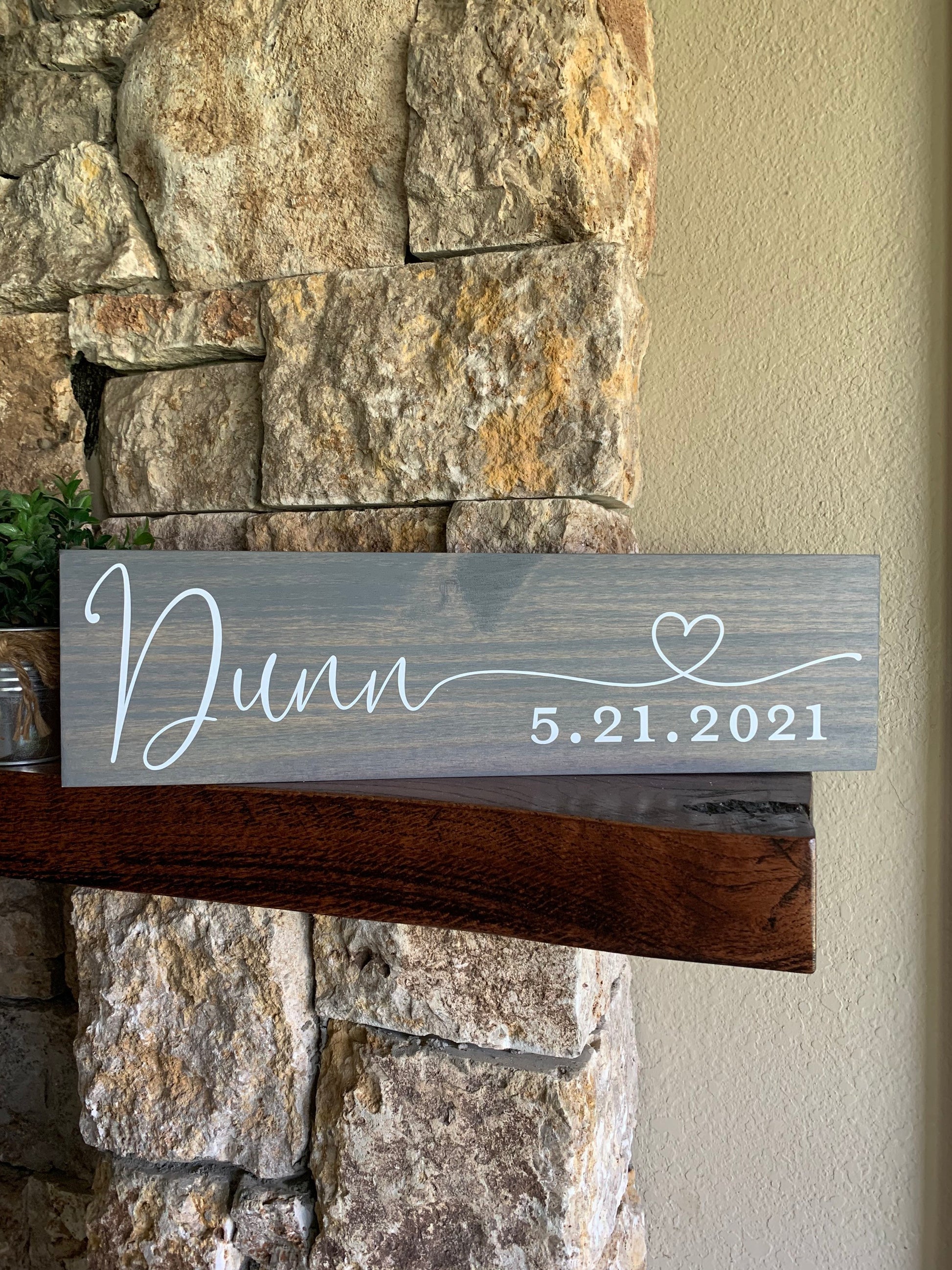 Save the Date Sign, Wedding Announcement Sign, Engagement Photo Prop, Rustic Wedding Decor