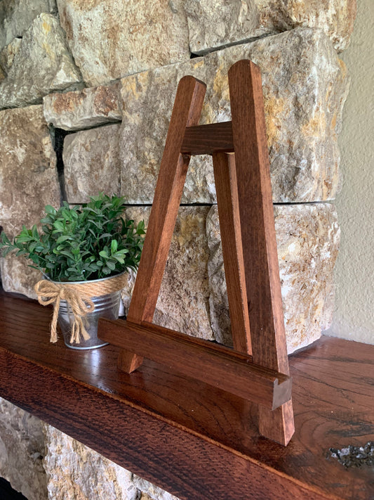 Wood Tabletop Easel, Wedding Sign Stand