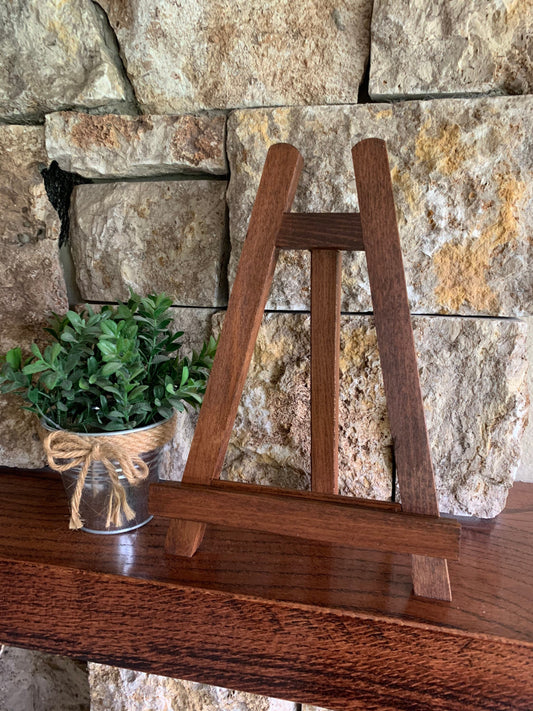Wood Tabletop Easel, Wedding Sign Stand, Art Easel for