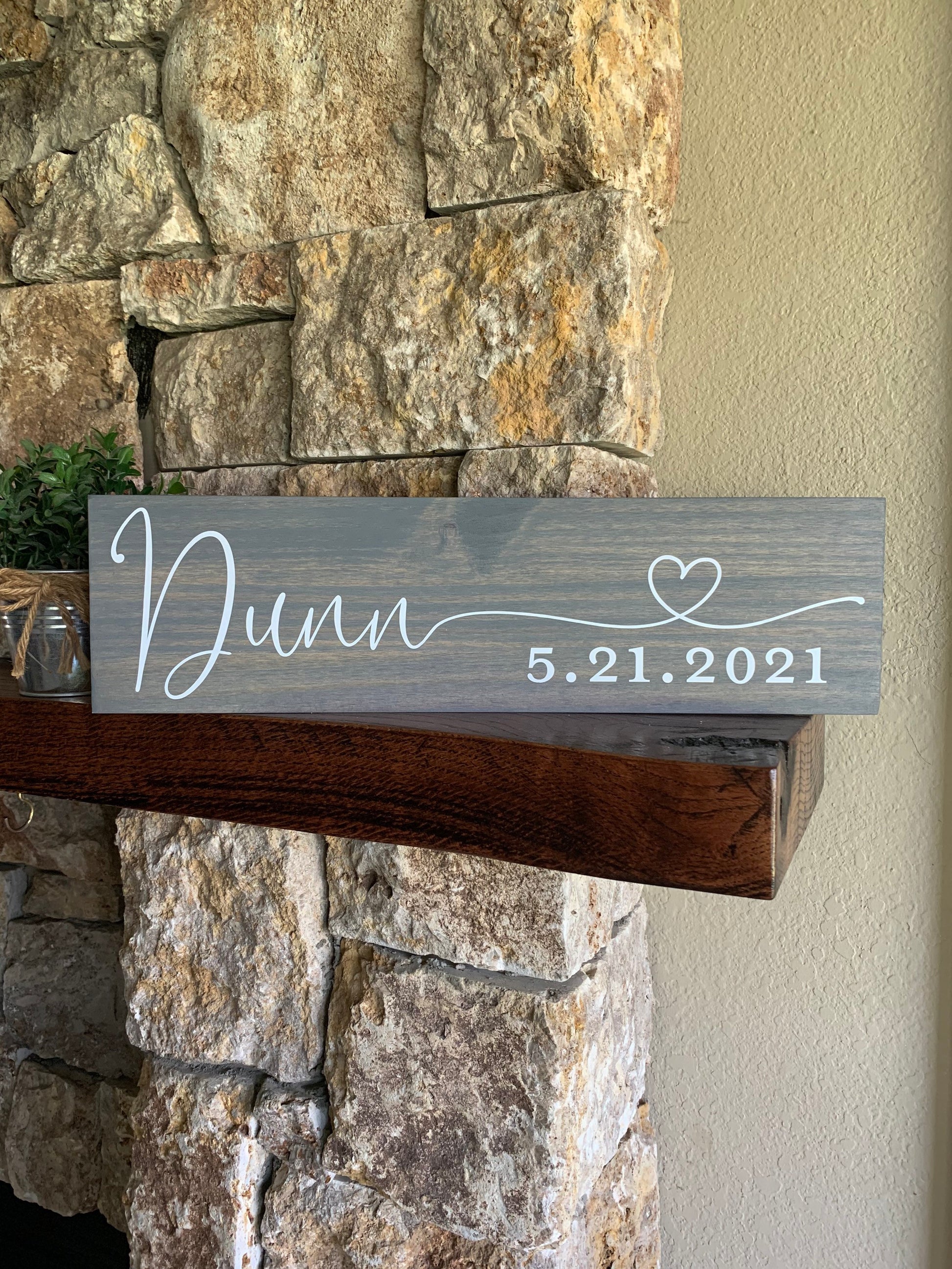 Save the Date Sign, Wedding Announcement Sign, Engagement Photo Prop, Rustic Wedding Decor