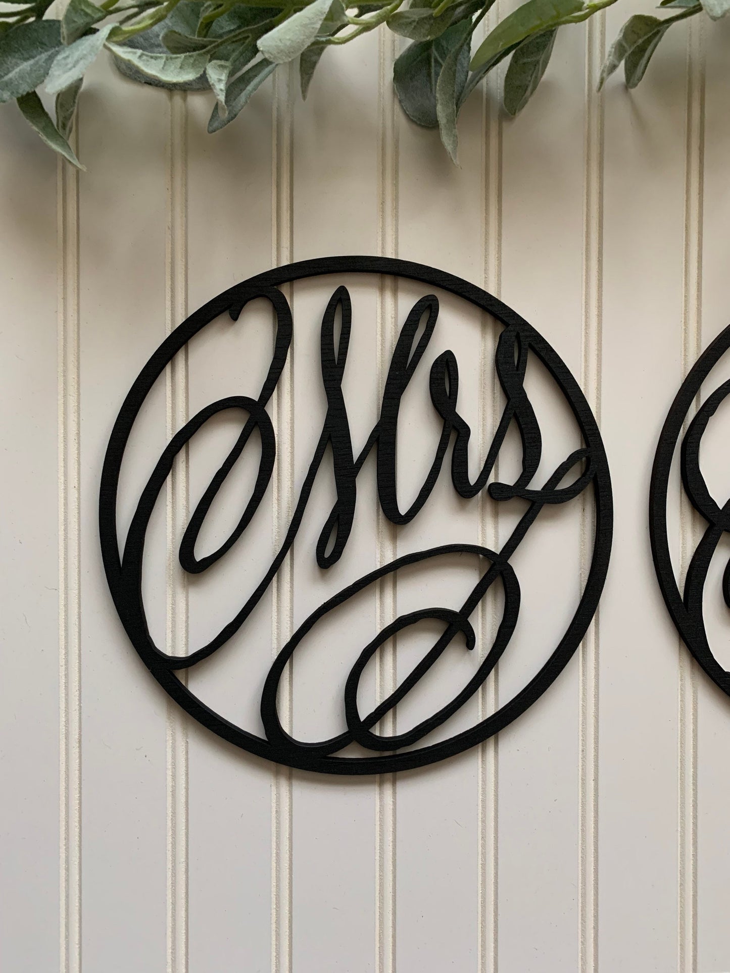 Mr and Mrs Chair Signs, Wedding Reception Chair Signs