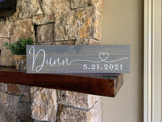 Save the Date Sign, Wedding Announcement Sign, Engagement Photo Prop, Rustic Wedding Decor