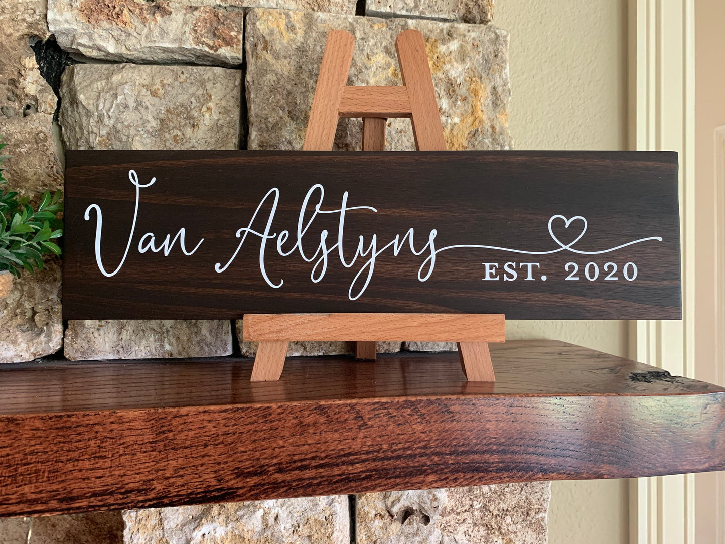 Save the Date Sign, Wedding Announcement Sign, Engagement Photo Prop, Rustic Wedding Decor